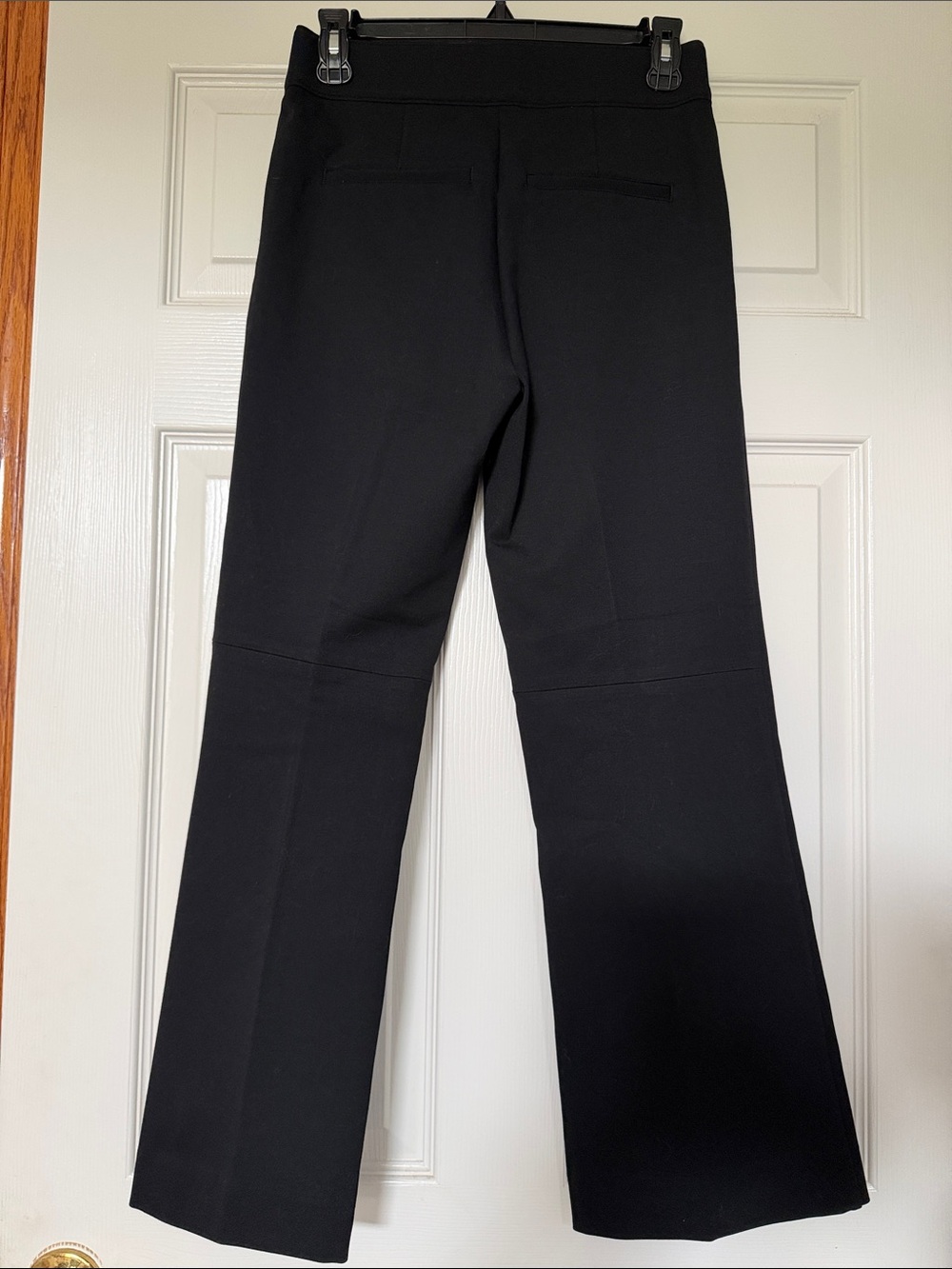 SPANX Black Ponte Perfect Kick Flare Pants NWT - Picture 2 of 3